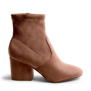 Steve Madden Iberia Tan Microsuede Bootie